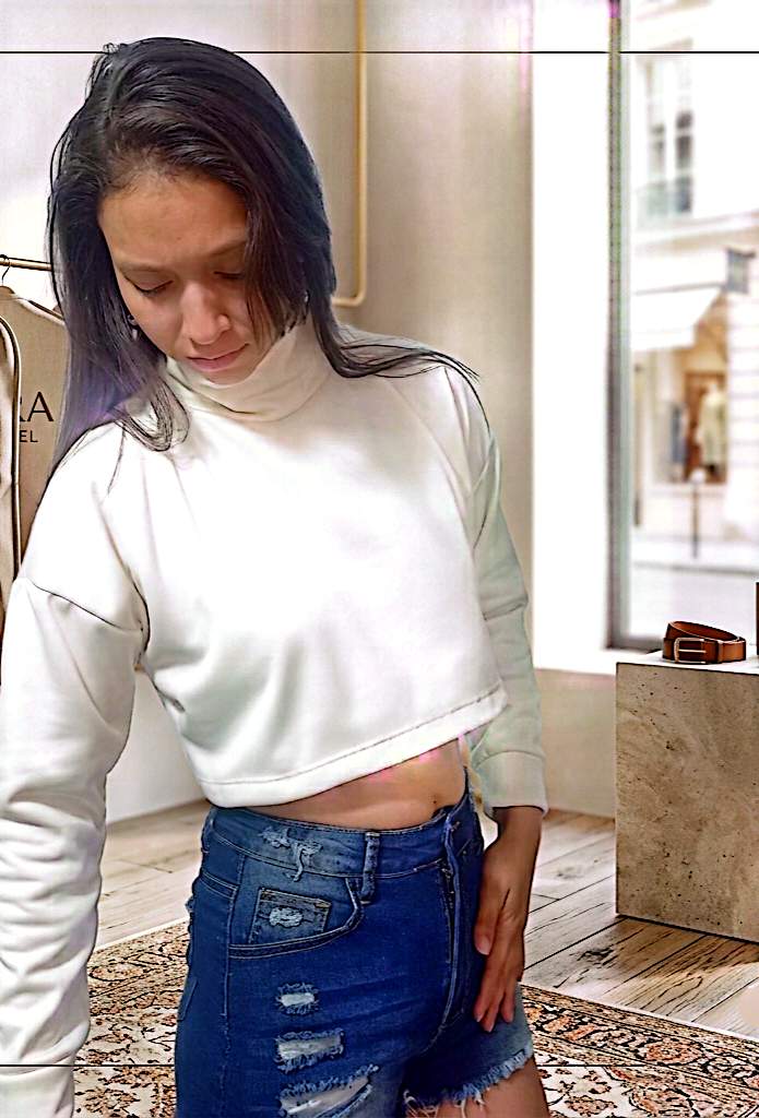 Buzo crop para mujer, miniatura 3
