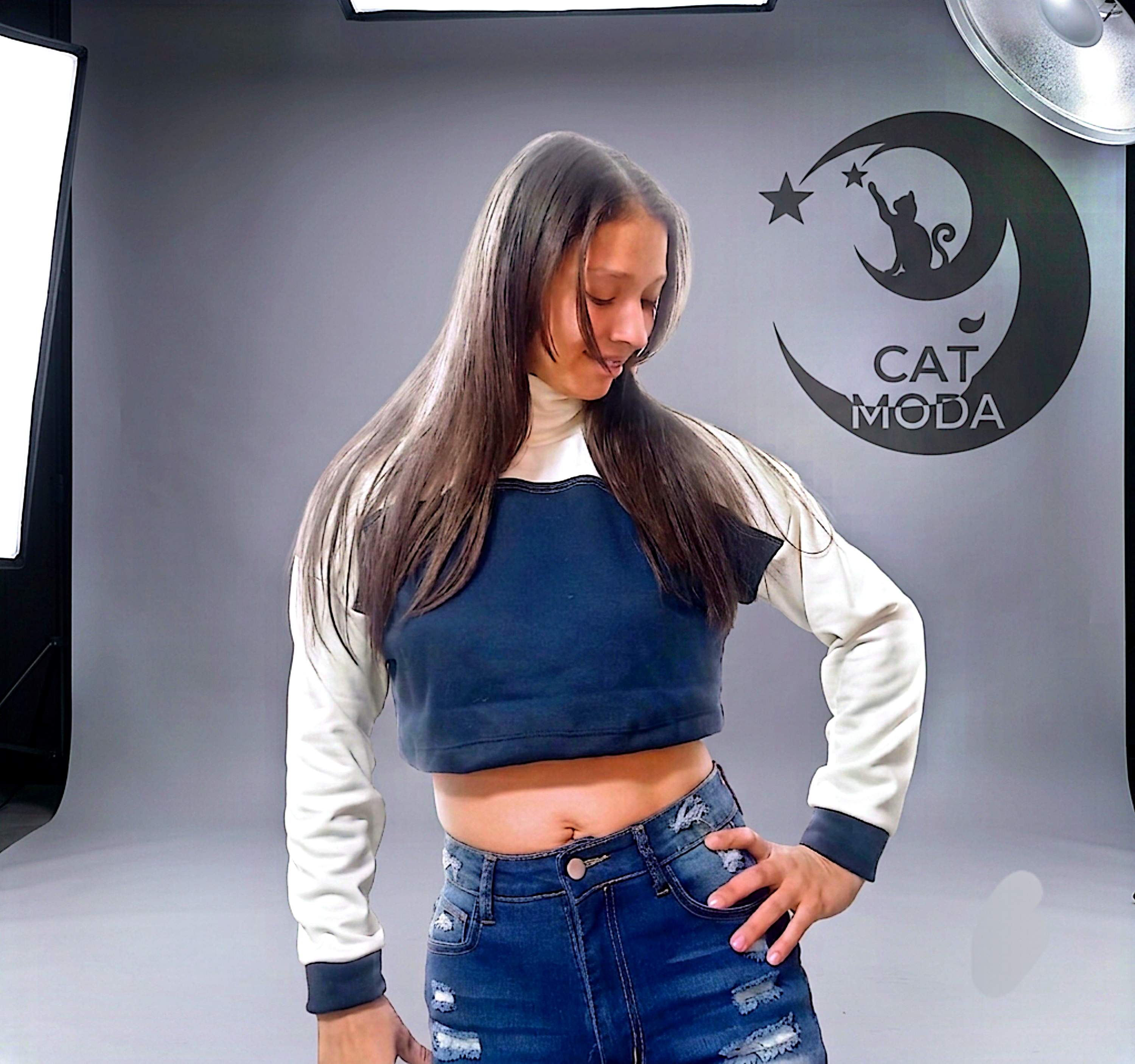 Buzo crop para mujer, miniatura 5